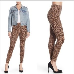 Love Fire Leopard Print Leggings Size Small